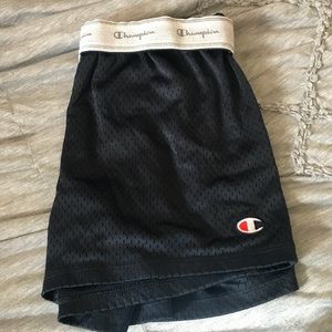 Navy Champion Mesh Shorts